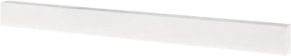 Tru-Maxx - 220 Grit Aluminum Oxide Rectangular Polishing Stone - Very Fine Grade, 1/2" Wide x 6" Long x 1/4" Thick - Apex Tool & Supply