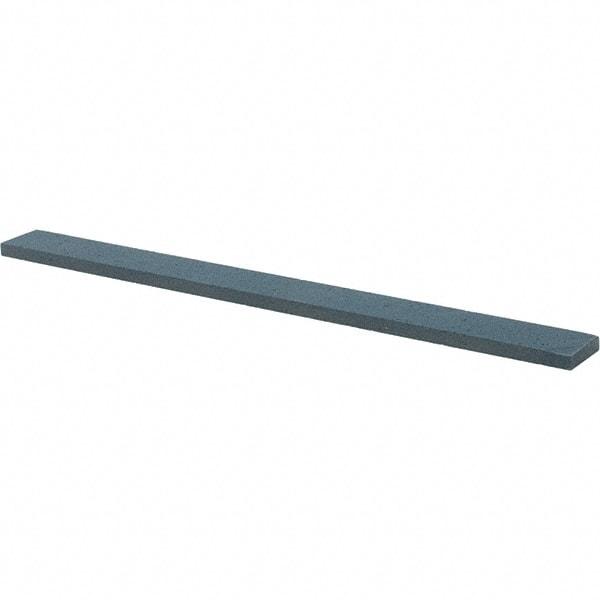 Tru-Maxx - 320 Grit Silicon Carbide Rectangular Polishing Stone - Extra Fine Grade, 1/2" Wide x 6" Long x 1/8" Thick - Apex Tool & Supply