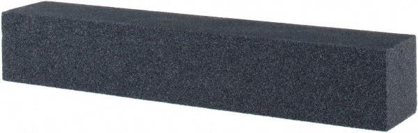 Tru-Maxx - 120 Grit Silicon Carbide Square Polishing Stone - Fine Grade, 1" Wide x 6" Long x 1" Thick - Apex Tool & Supply