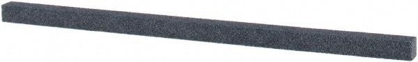 Tru-Maxx - 120 Grit Silicon Carbide Square Polishing Stone - Fine Grade, 1/4" Wide x 6" Long x 1/4" Thick - Apex Tool & Supply