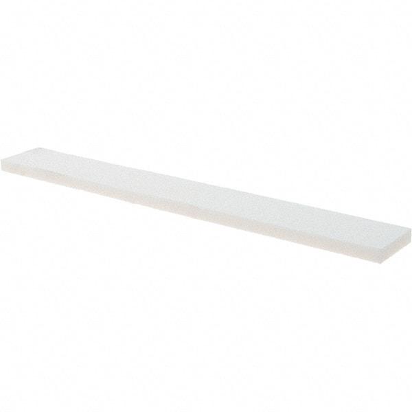 Tru-Maxx - 180 Grit Aluminum Oxide Rectangular Polishing Stone - Very Fine Grade, 1" Wide x 8" Long x 1/4" Thick - Apex Tool & Supply