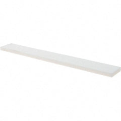 Tru-Maxx - 180 Grit Aluminum Oxide Rectangular Polishing Stone - Very Fine Grade, 1" Wide x 8" Long x 1/4" Thick - Apex Tool & Supply