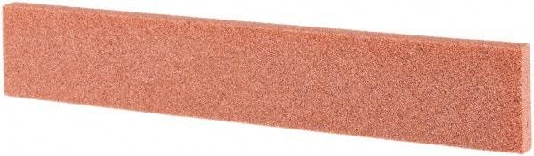 Tru-Maxx - 100 Grit Aluminum Oxide Rectangular Roughing Stone - Fine Grade, 1" Wide x 6" Long x 1/4" Thick - Apex Tool & Supply