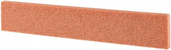 Tru-Maxx - 80 Grit Aluminum Oxide Rectangular Roughing Stone - Medium Grade, 1" Wide x 6" Long x 1/4" Thick - Apex Tool & Supply