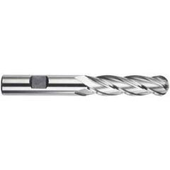 1/4" Dia. - 3-1/16" OAL - HSS-TiN - Ball Nose SE EM - 4 FL - Apex Tool & Supply