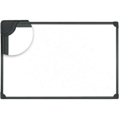 Universal One - 24" High x 36" Wide Magnetic Dry Erase Board - Lacquered Steel, Includes Accessory Tray/Rail & Mounting Kit - Apex Tool & Supply