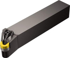 Sandvik Coromant - DRSNR/L, Left Hand Cut, 32mm Shank Height x 25mm Shank Width, Negative Rake Indexable Turning Toolholder - 170mm OAL, RNMG 15 06 00, RNMG 54 Insert Compatibility, Series T-Max P - Apex Tool & Supply