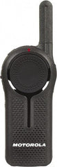 Motorola - 300,000 Sq Ft Range, 6 Channel, 1 Watt, Series DLR, Professional Two Way Radio - ISM Band, 900 Hz, Lithium-Ion Battery, 14 hr Life, Plastic, 4.2" High x 1.7" Wide x 0.9" Deep, Cloning, Low Battery Alerts, Mil Spec 810/IP54 - Apex Tool & Supply
