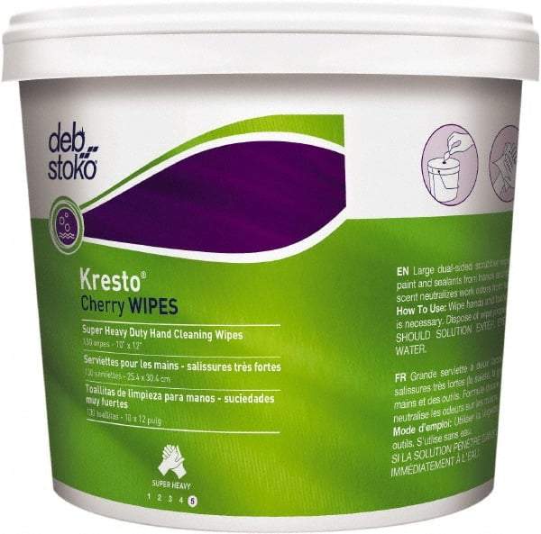 SC Johnson Professional - Pre-Moistened Textured Hand Cleaning Wipes - Canister, 12" x 10" Sheet Size - Apex Tool & Supply