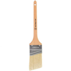 Wooster Brush - 2-1/2" Angled Synthetic Sash Brush - 2-11/16" Bristle Length, 7-1/2" Maple Handle - Apex Tool & Supply