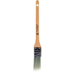 Wooster Brush - 1" Angled Polyester Sash Brush - 2-3/16" Bristle Length, 6-5/8" Wood Handle - Apex Tool & Supply
