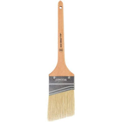 Wooster Brush - 1" Flat Polyester Varnish Brush - 2-3/16" Bristle Length, 4-13/16" Wood Handle - Apex Tool & Supply