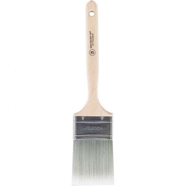 Wooster Brush - 2-1/2" Flat Polyester Sash Brush - 2-15/16" Bristle Length, 7-1/2" Wood Handle - Apex Tool & Supply