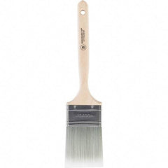 Wooster Brush - 2-1/2" Flat Polyester Sash Brush - 2-15/16" Bristle Length, 7-1/2" Wood Handle - Apex Tool & Supply
