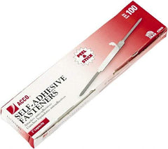 ACCO - 100 Piece Paper File Fasteners - 7.6" Long - Apex Tool & Supply