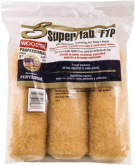 Wooster Brush - 3/4" Nap, 9" Wide Paint Roller - Semi-Rough to Rough Texture, Knitted - Apex Tool & Supply