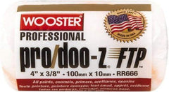 Wooster Brush - 3/8" Nap, 4" Wide Paint Roller - Medium Texture, Woven - Apex Tool & Supply