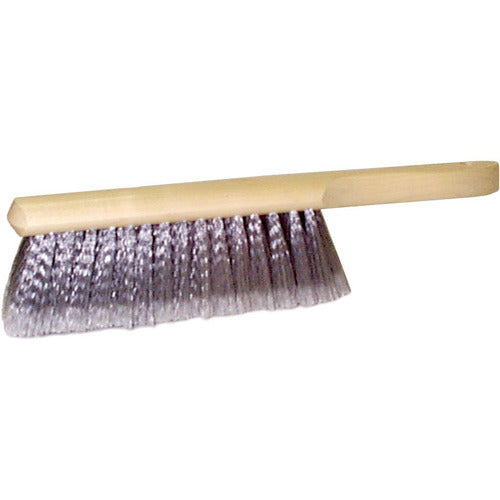 8″ Counter Duster, Flagged Silver Polystyrene Fill, Fine Brushing - Apex Tool & Supply