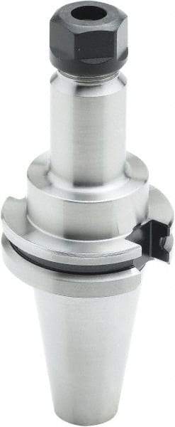 Parlec - 0.04" to 5/8" Capacity, 6" Projection, CAT40 Dual Contact Taper, ER25 Collet Chuck - 5/8" Shank Diam - Exact Industrial Supply