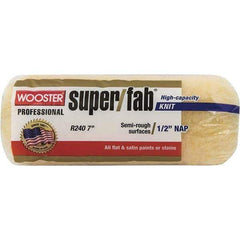 Wooster Brush - 1/2" Nap, 7" Wide Paint Roller - Semi-Rough Texture, Knitted - Apex Tool & Supply