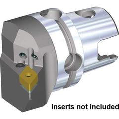 Kennametal - Left Hand Cut, Size KM63TS, DN.. 150608 & DN.. 442 Insert Compatiblity, Internal Modular Turning & Profiling Cutting Unit Head - 43mm Ctr to Cutting Edge, 60mm Head Length, Through Coolant, Series KM63 - Apex Tool & Supply