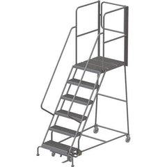 TRI-ARC - Rolling & Wall Mounted Ladders & Platforms Type: Rolling Warehouse Ladder Style: Rolling Platform Ladder - Apex Tool & Supply