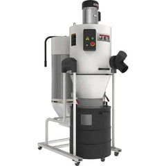 Jet - 1µm, 230 Volt Portable Dust Collector - 25-7/8" Long x 50-5/8" Deep x 72-1/4" High, 4" Connection Diam, 7,813' per min Air Flow - Apex Tool & Supply