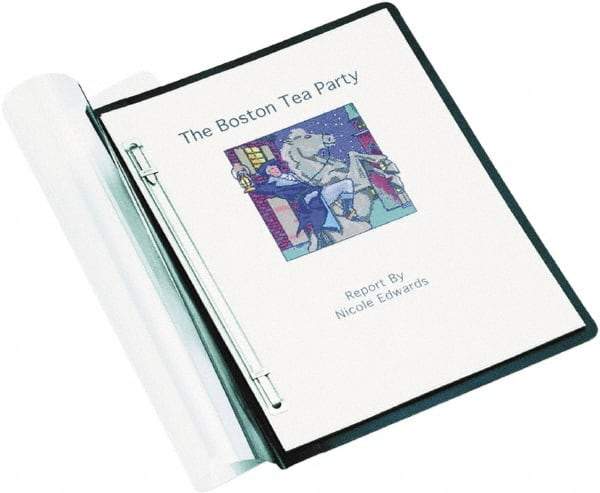 ACCO - 11" Long x 8" Wide Report Cover - Black - Apex Tool & Supply