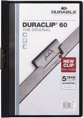 DURABLE - 11" Long x 8" Wide Report Cover - Navy Blue - Apex Tool & Supply