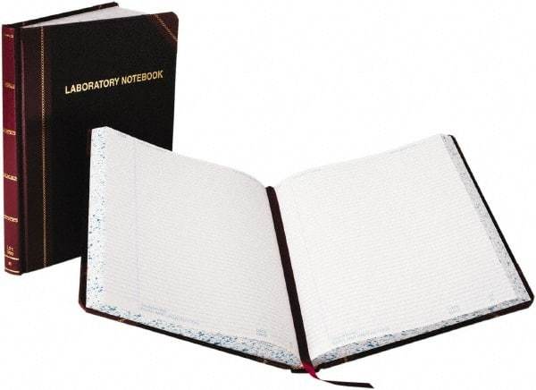 Boorum & Pease - 150 Sheet, 8-1/8 x 10-3/8", Composition Book - Black & Red - Apex Tool & Supply