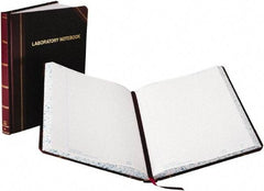Boorum & Pease - 150 Sheet, 8-1/8 x 10-3/8", Composition Book - Black & Red - Apex Tool & Supply