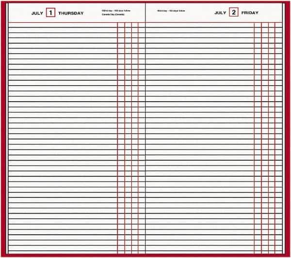 AT-A-GLANCE - 210 Sheet, 7-11/16 x 12-1/8", Composition Book - Red - Apex Tool & Supply