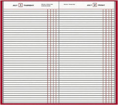 AT-A-GLANCE - 210 Sheet, 7-11/16 x 12-1/8", Composition Book - Red - Apex Tool & Supply