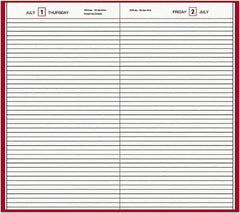 AT-A-GLANCE - 200 Sheet, 7-11/16 x 12-1/8", Composition Book - Red - Apex Tool & Supply