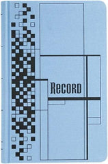 Adams Business Forms - 500 Sheet, 7-5/8 x 12-1/8", Record/Account Book - Blue - Apex Tool & Supply
