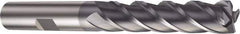 Sandvik Coromant - 5/8", 4 Flute, Solid Carbide, Corner Radius End Mill - 4-7/8" OAL, 37° Helix, Right Hand Flute, 63.5mm LOC, Right Hand Cut - Apex Tool & Supply