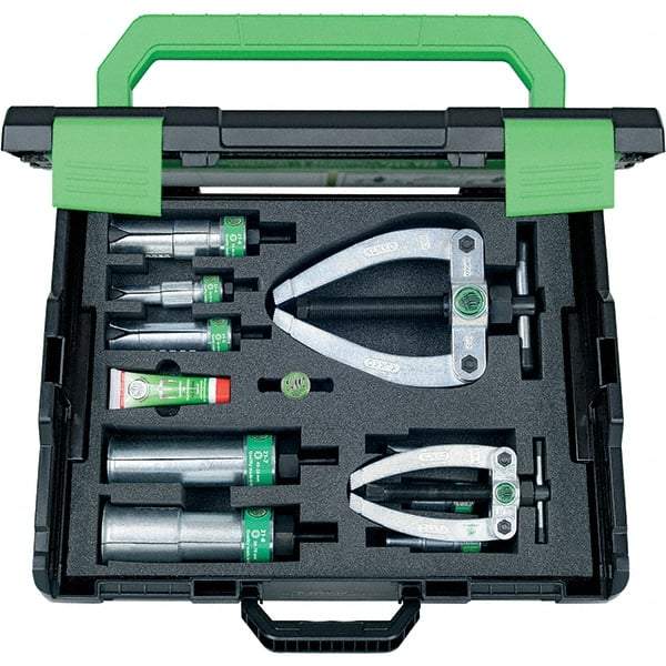 KUKKO - 1 Piece, 3/16 to 2-3/4" Spread, Blind Hole Puller Set - 1 Jaws, 5-1/4" Reach - Apex Tool & Supply