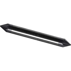 Made in USA - 1/4" Cut Diam, 1/4" Shank Diam, Cone Head Diamond Cut Burr - Carbide, 3/16" LOC, 2" OAL - Apex Tool & Supply