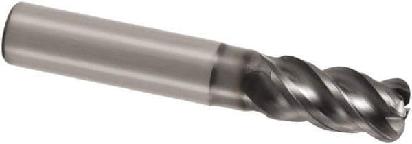 Seco - 20mm, 4 Flute, Single End, Solid Carbide, 4mm Corner Radius End Mill - 115mm OAL, 42° Helix, Right Hand Flute, 40mm LOC, Right Hand Cut, 55mm Extended Reach - Apex Tool & Supply