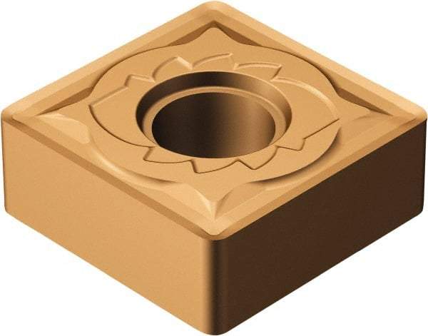 Sandvik Coromant - DNMG644 SMR Grade 1115 Carbide Turning Insert - TiAlN/AlCr2O3 Finish, 55° Diamond, 3/4" Inscr Circle, 1/4" Thick, 1/16" Corner Radius - Apex Tool & Supply