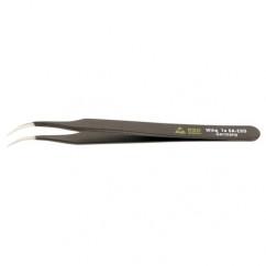 7A SA CURVED FINE TWEEZERS - Apex Tool & Supply