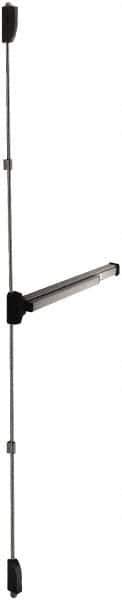 Falcon - Nonhanded, Surface Vertical Rod - Aluminum Finish, 30 to 36" Door Width, Grade 1 - Apex Tool & Supply