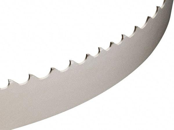 Starrett - 2" x 150' x 1/16" Bi-Metal Band Saw Blade Coil Stock - 3 to 4 TPI, Toothed Edge, Straight Form, Modified Raker Set, Positive Angle, Variable Pitch, - Apex Tool & Supply