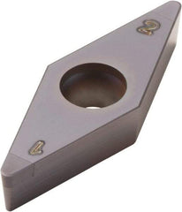 Seco - VBGW331 Grade CBN060K CBN Turning Insert - 35° Diamond, 3/8" Inscr Circle, 3/16" Thick, 1/64" Corner Radius - Apex Tool & Supply