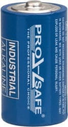 PRO-SAFE - Pack of 72 Size D, Alkaline, Standard Batteries - Apex Tool & Supply