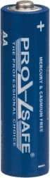 PRO-SAFE - Size AA, Alkaline, Standard Battery - 1.5 Volts, Flat Terminal, LR6 - Apex Tool & Supply