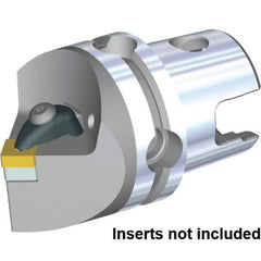 Kennametal - Neutral Cut, Size KM50TS, SN.. 120408 & SN.. 432 Insert Compatiblity, External Modular Turning & Profiling Cutting Unit Head - 50mm Head Length, Through Coolant, Series Kenclamp - Apex Tool & Supply