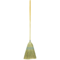 Household Upright Broom, Corn and Fiber Fill, 54″ Overall Length - Apex Tool & Supply