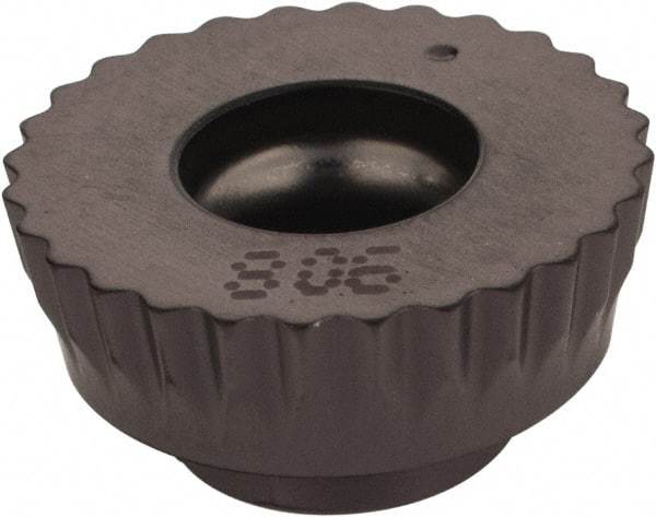 Iscar - RCMW1607 FPW Grade IC908 Carbide Milling Insert - TiAlN Finish, 0.197" Thick, 16mm Inscribed Circle - Apex Tool & Supply