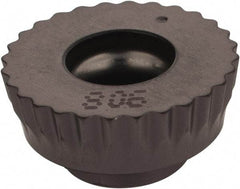 Iscar - RCMW1607 FPW Grade IC908 Carbide Milling Insert - TiAlN Finish, 0.197" Thick, 16mm Inscribed Circle - Apex Tool & Supply